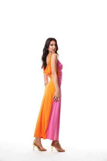 Vestido Copacabana - Bicolor