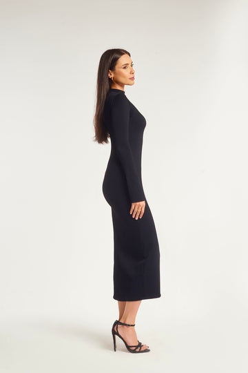 Vestido Midi Cacau Preto