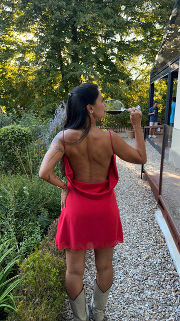 The Mini Dress - Cherry