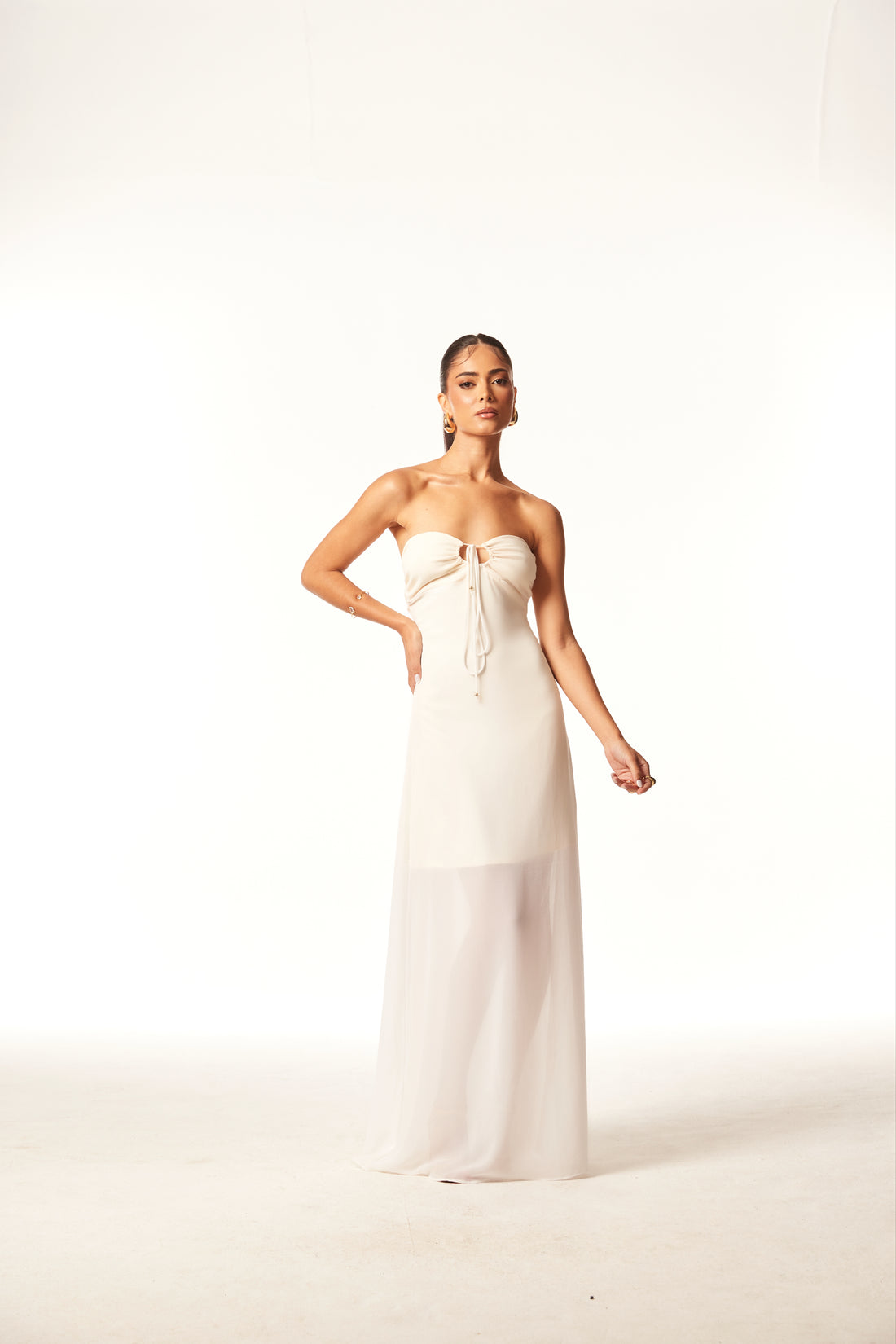 Vestido Amarração Macarena - Branco